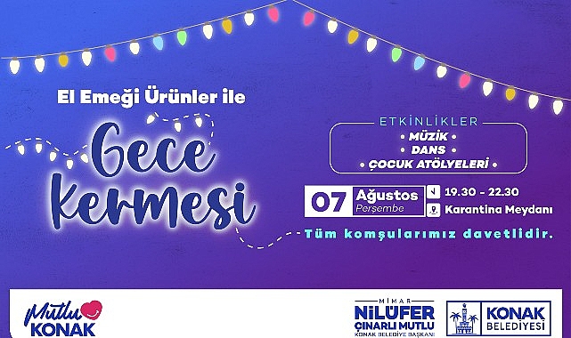 Konak’ta kadınların el emeği ‘Gece Kermesi’nde değerlenecek