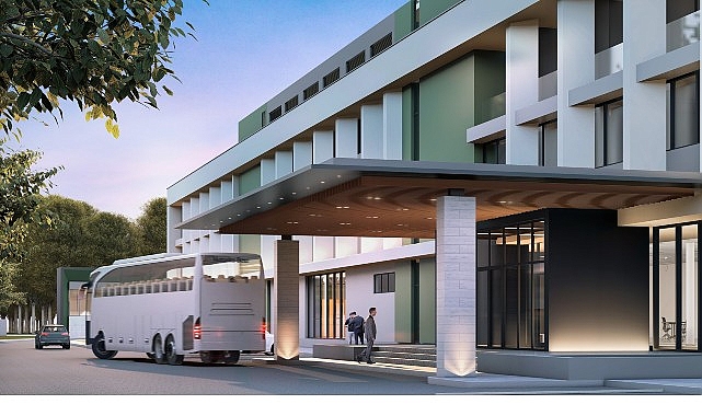 75 dönümlük dev tesiste ilk kazma vuruldu