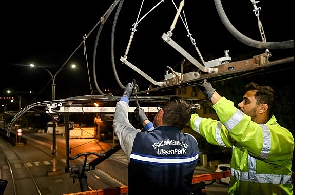 Tramvayda 7/24 durmaksızın hizmet