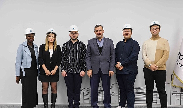 Mesleğe İlk Adım: KTO Karatay Üniversitesi Öğrencileri Baretlerini Taktı