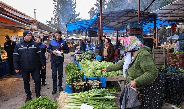 Buca Belediyesi’nden pazar yerlerinde “kayıt dışı” operasyonu