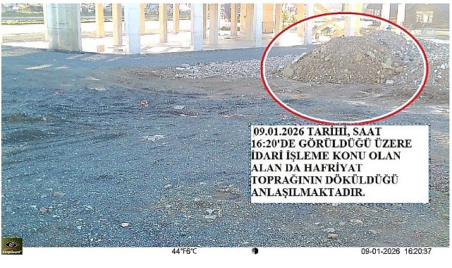 Hafriyatla çevreyi kirleten firmaya 3 milyon TL ceza