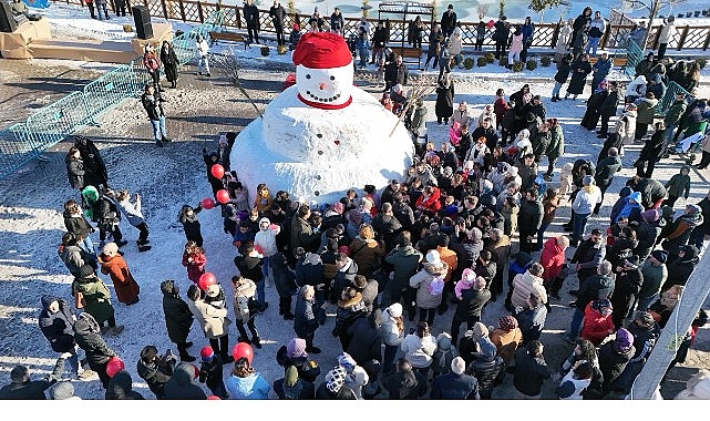 Kardan Adam Eğlencesinde Hem Eğlendik Hem Isındık