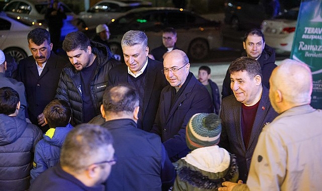 Başkan Pekyatırmacı Kibrit Camii’nde vatandaşlarla bir araya geldi