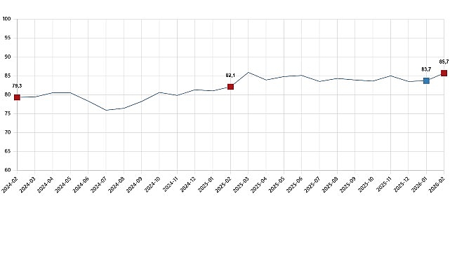 Tüketici Güven Endeksi, Şubat 2026