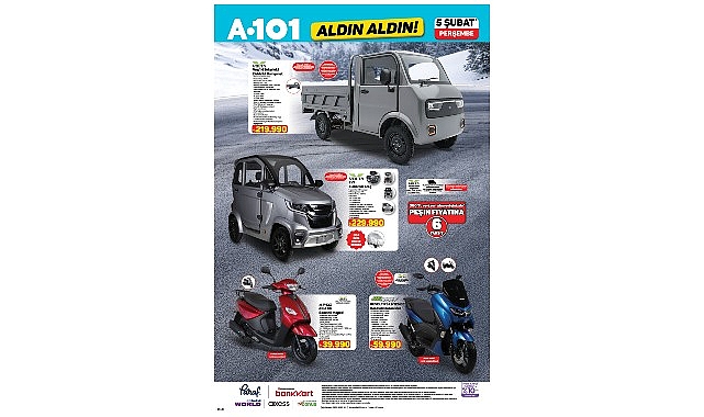 Türkiye’de Bir İlk A101, 5 Şubat’ta Kamyonet Satacak
