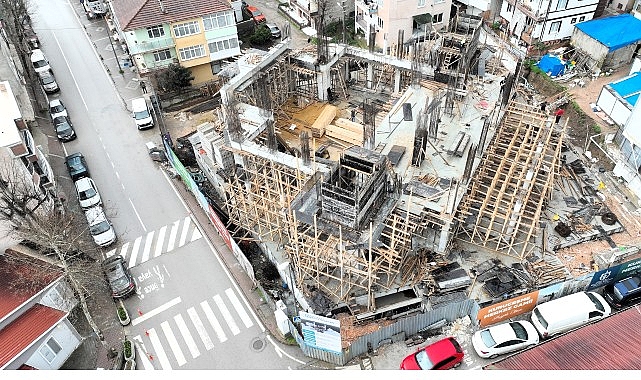 Yeni Kuruçeşme Merkez Camii şekillenmeye başladı